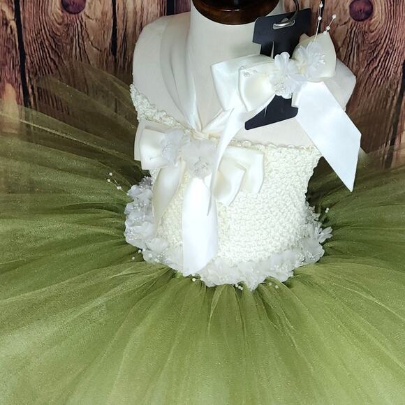 BLACK FRIDAY SALE - Tutu Dress And Hair Clip for Toddlers, Size 18 Mos - 3T NWT - Picture 13 of 13